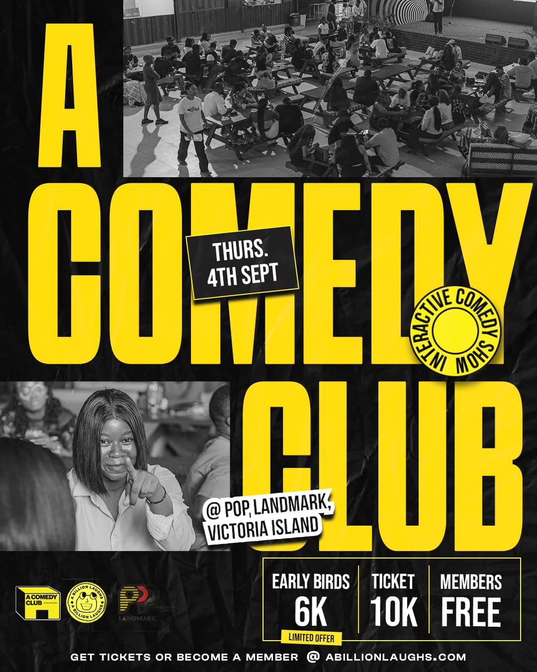 A Comedy Club by A Billion Laughs